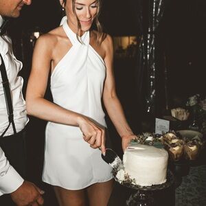 Amanda Uprichard Elegant White Mini Dress